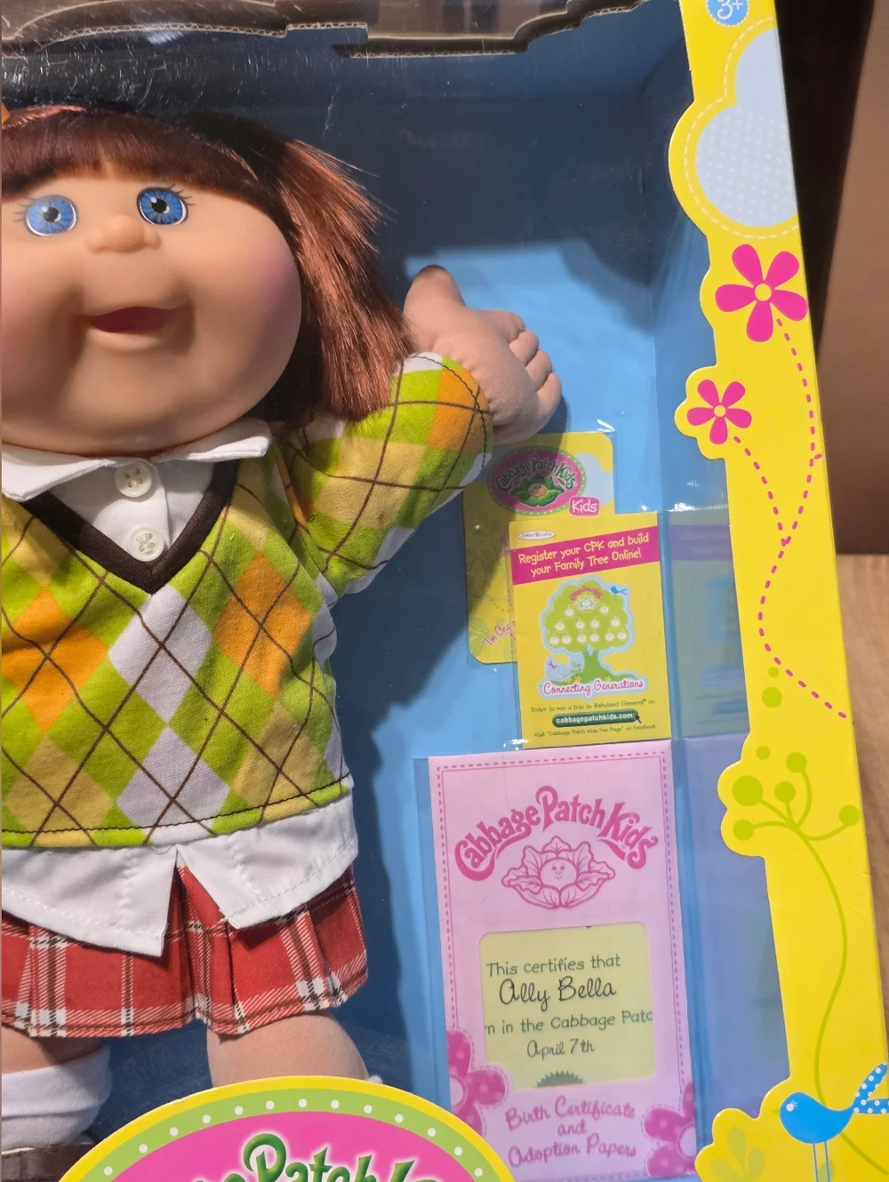 Cabbage Patch Kids Blonde Hair Blue Eyes Premiere Collection Preppy Girl Doll